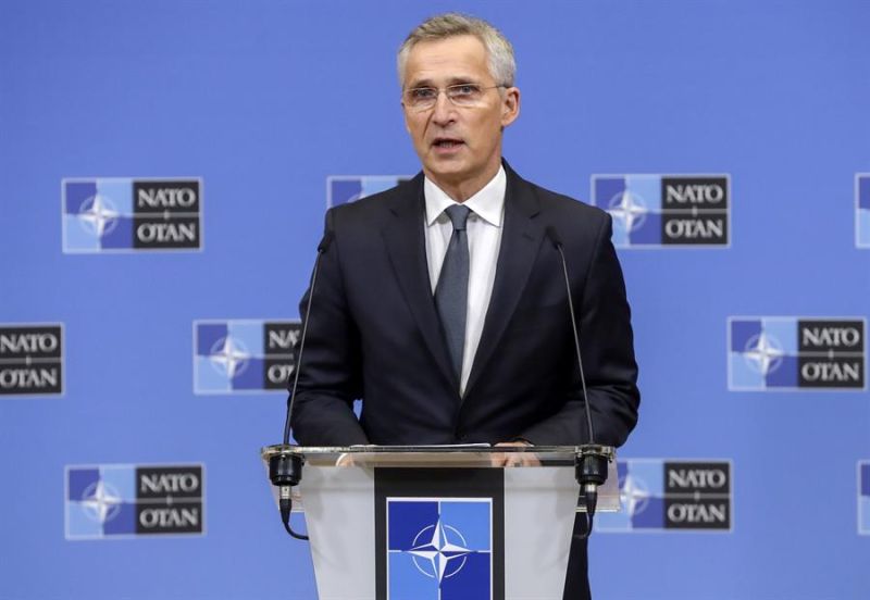 El secretario general de la OTAN, Jens Stoltenberg, en la sede de la Alianza en Bruselas, este jueves.