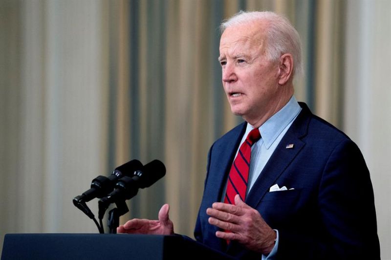 En imagen, Joe Biden, presidente de EE.UU.