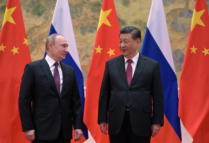 Los presidentes chino, Xi Jinping, y el ruso, Vladimir Putin. EFE/EPA/ALEXEI DRUZHININ / KREMLIN / SPUTNIK 01 170323