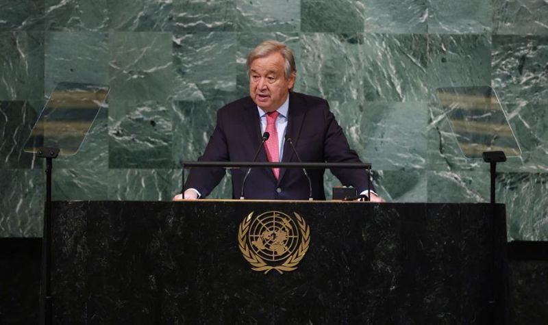 Imagen de archivo del secretario general de Naciones Unidas, Antonio Guterres. 01 211122