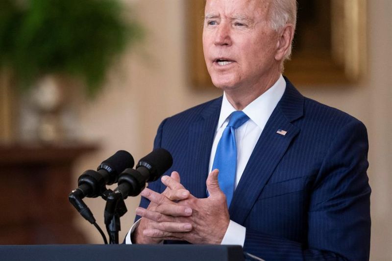 El presidente de EE.UU., Joe Biden, durante una rueda de prensa el 16 de septiembre de 2021.