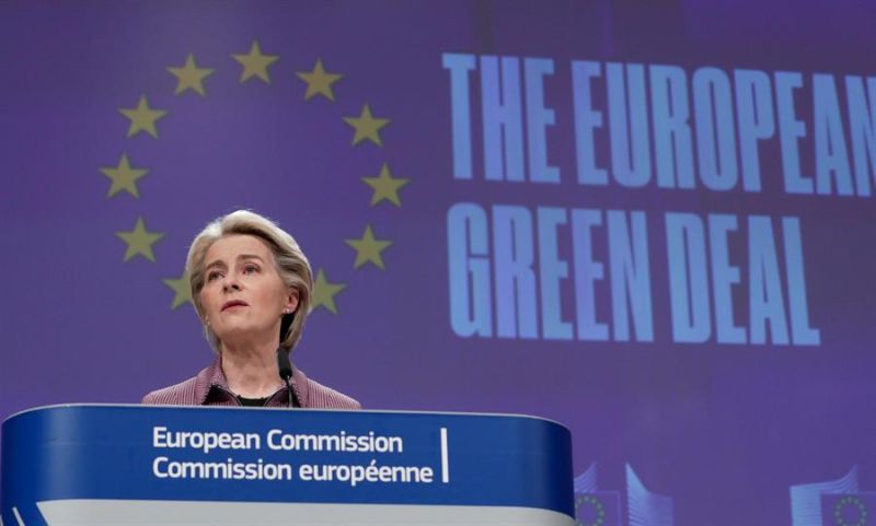 La presidenta de la Comisión Europea (CE), Ursula von der Leyen. 01 281021