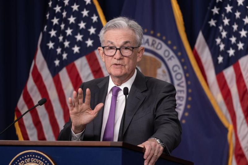 Foto de archivo del director de la Reserva Federal de EE.UU. Jerome Powell. EFE/EPA/MICHAEL REYNOLDS 01 060923