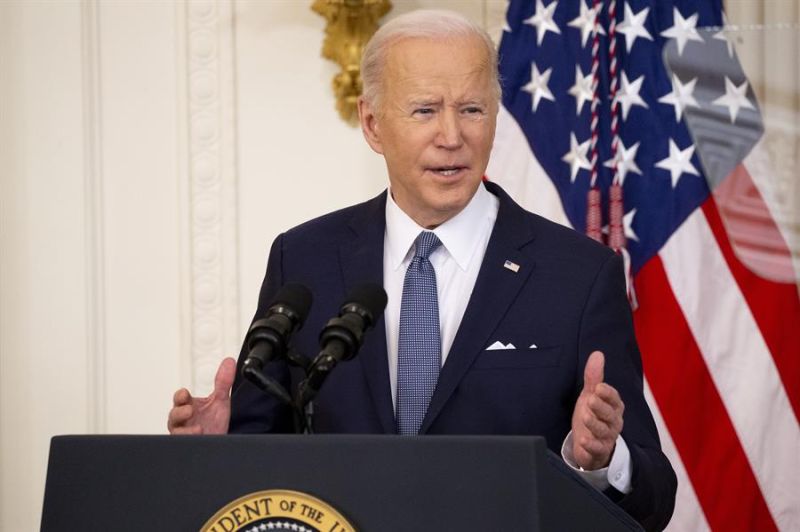El presidente estadounidense, Joe Biden, este 28 de febrero de 2022.