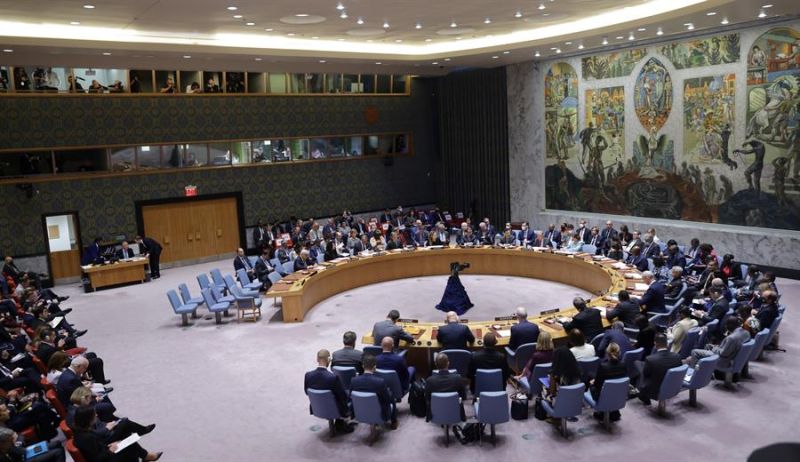 El Secretario General de las Naciones Unidas, Antonio Guterres, habla durante una reunión de alto nivel del Consejo de Seguridad de las Naciones Unidas, en una imagen de archivo. EFE/EPA/Justin Lane 01 280323