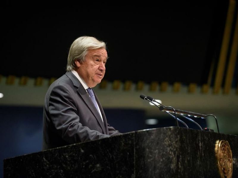 El Secretario General de la ONU, Antonio Guterres. Efe/ Loey Felipe