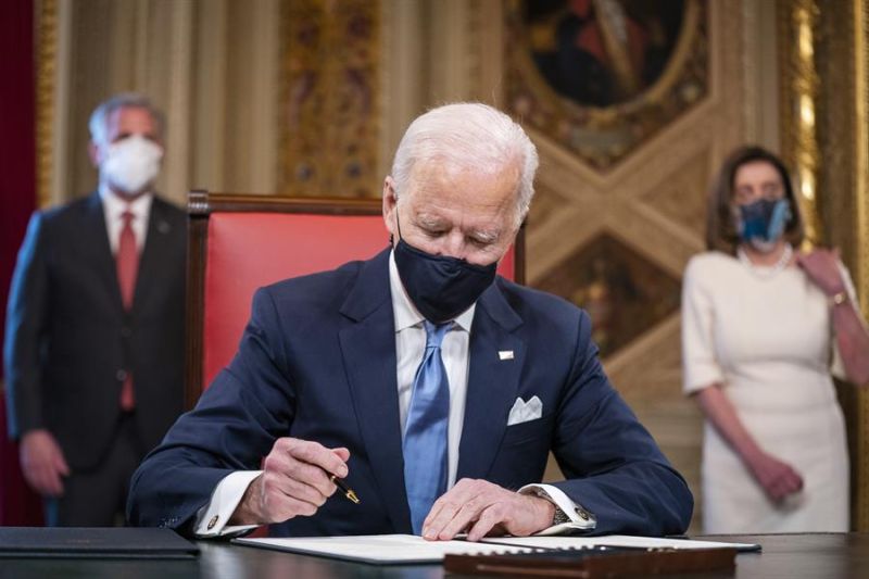 En la imagen el presidente de Estados Unidos, Joe Biden.
