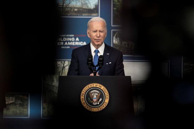 El presidente de EE.UU., Joe Biden, en una fotografía de este 14 de enero de 2022. 