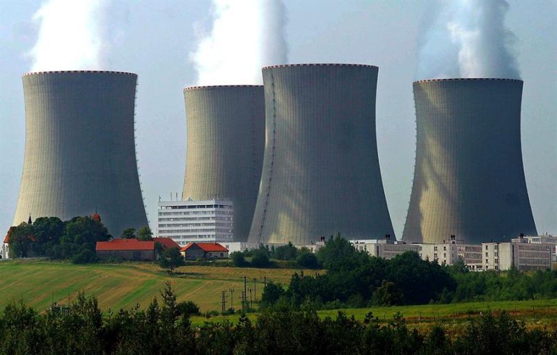 Vista de la central nuclear de Temelin, en República Checa.