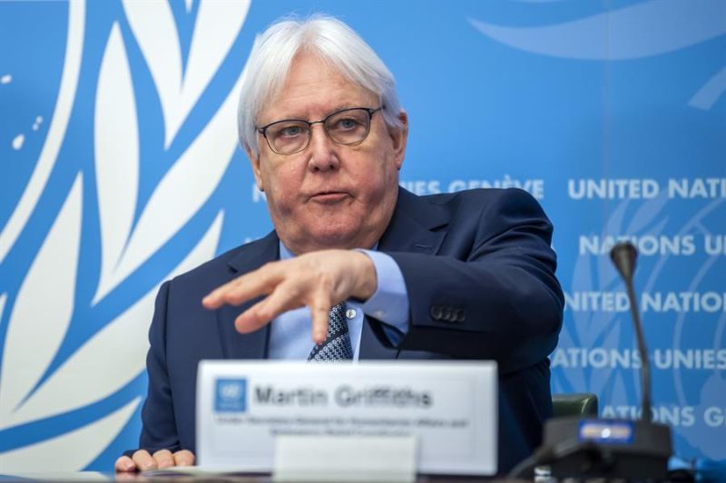 El jefe humanitario de Naciones Unidas, Martin Griffiths, en una fotografía de archivo. 01 070223