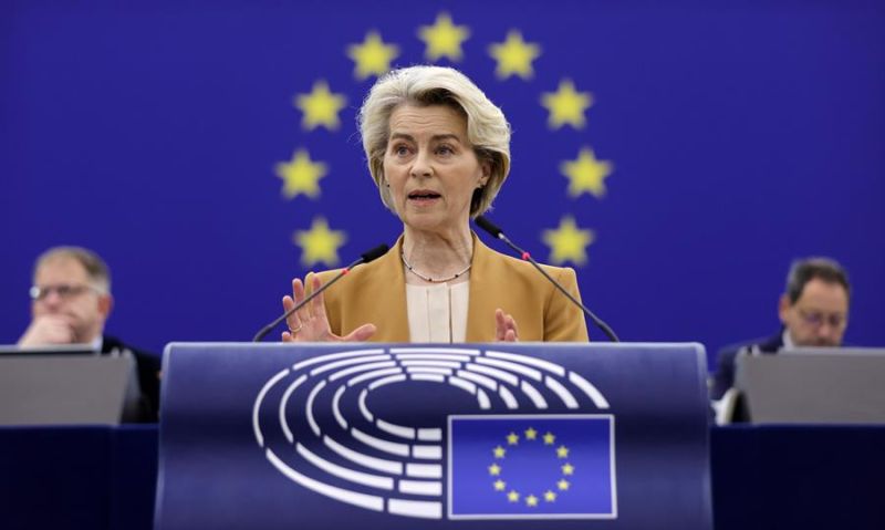 Imagen de archivo de la presidenta de la Comisión Europea, Ursula von der Leyen. EFE/EPA/RONALD WITTEK 01 210224