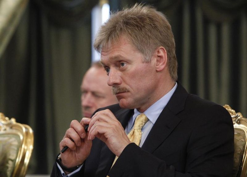 El portavoz de la Presidencia rusa, Dmitri Peskov. 