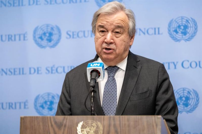 Fotografía de archivo cedida por la ONU donde aparece su secretario general, António Guterres. 01 170223
