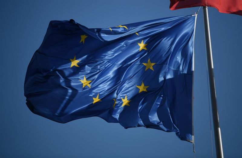 Imagen de archivo de la bandera de la Unión Europea (UE). EFE/ Patrick Seeger 01 081123