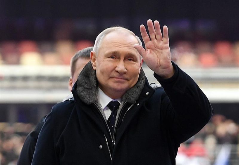 El presidente ruso, Vladimir Putin, este martes en Moscú.01 230223