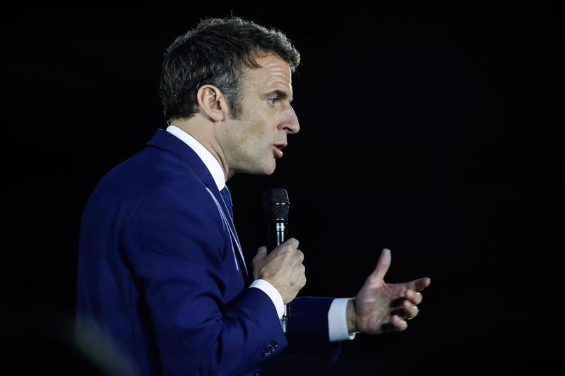 Emmanuel Macron, este martes. 01 130422