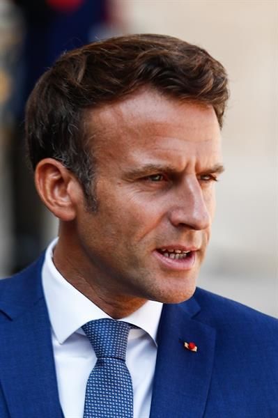 Imagen de Archivo del presidente francés, Emmanuel Macron. 01 080922