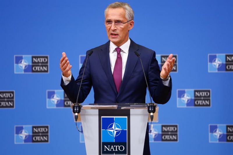 El jefe de la OTAN, el noruego Jens Stoltenberg, en octubre de 2022. EFE/EPA/STEPHANIE LECOCQ 01 040723