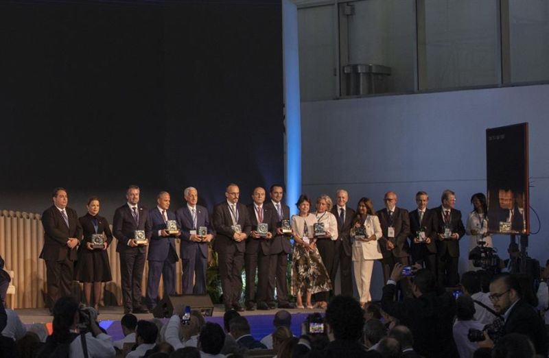 Ceremonia de los Premios Iberoamericanos de la Calidad, adscritos a la Cumbre Iberoamericana de Jefes de Estado y de Gobierno, entregados por la Fundación Iberoamericana para la Gestión de la Calidad (FUNDIBEQ), Santo Domingo (República Dominicana) 270323