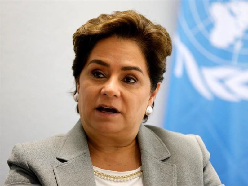 Secretaria Ejecutiva de ONU Cambio Climático, Patricia Espinosa.